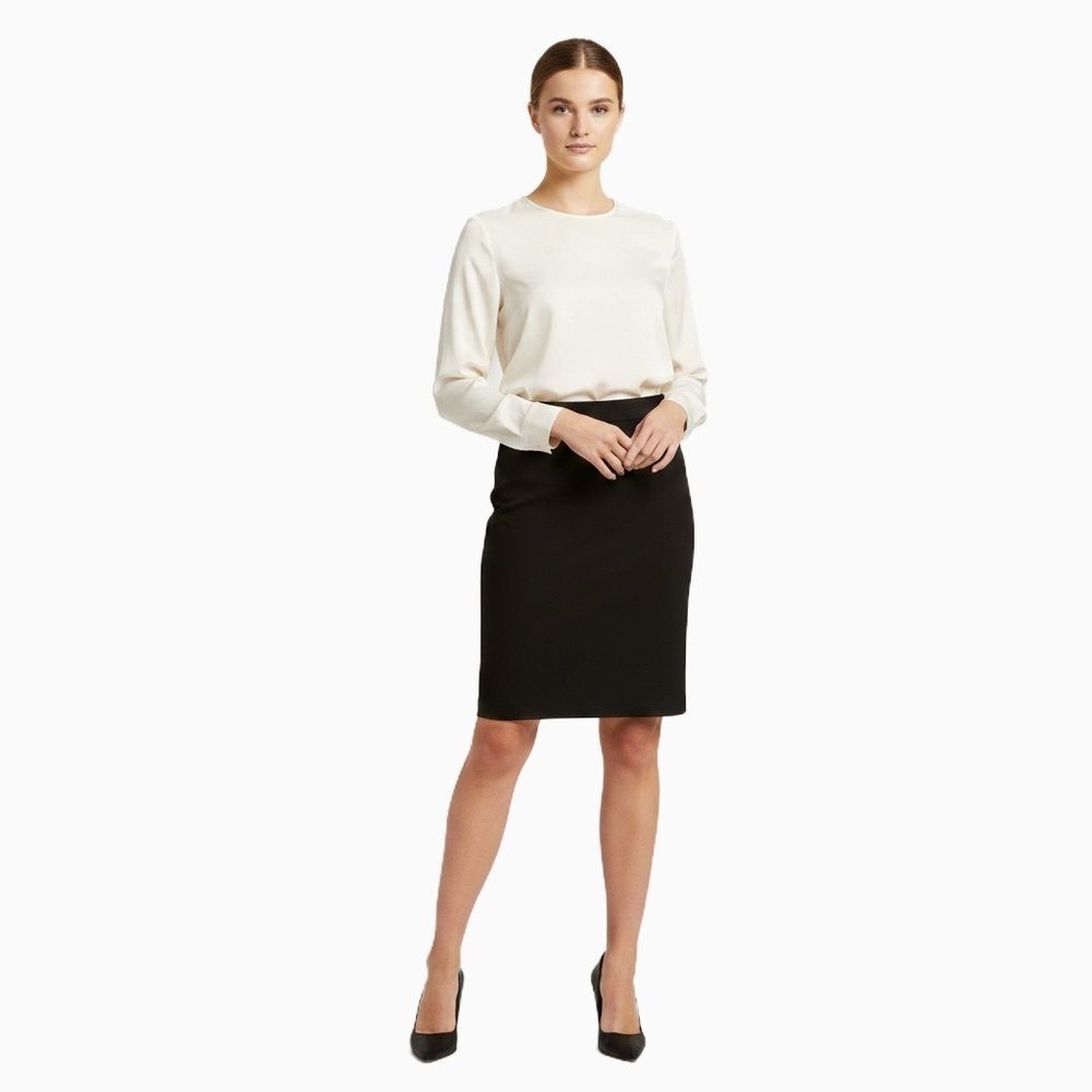 Talbots Black Pencil Skirt